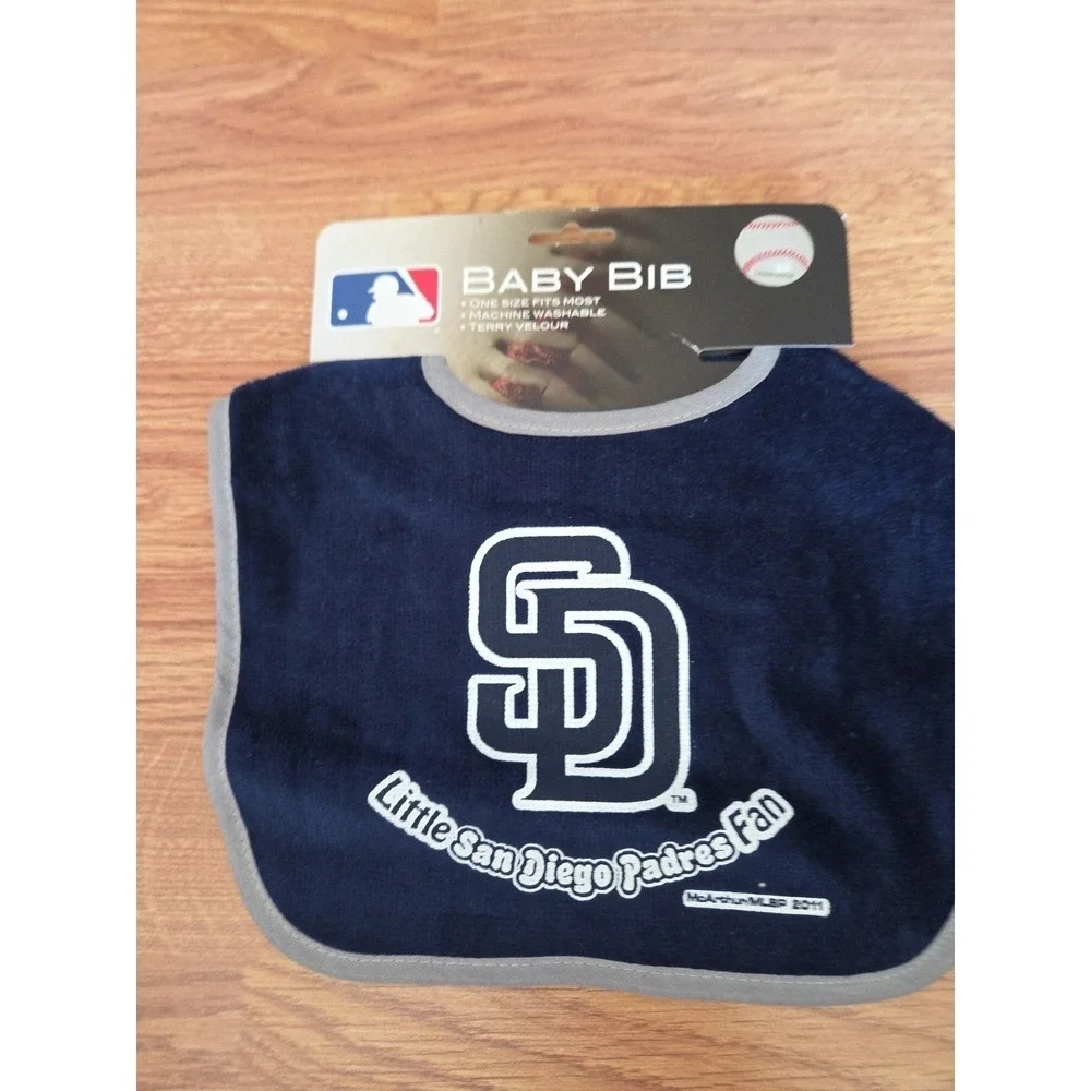 MLB San Diego Padres Baby Bib All Pro Style NEW Baseball Little Padres Fan